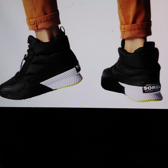 SOREL' Womens Out N About lll Puffy Zip Waterproof Insulated Boots Sz: US 6 Blk - Picture 12 of 12